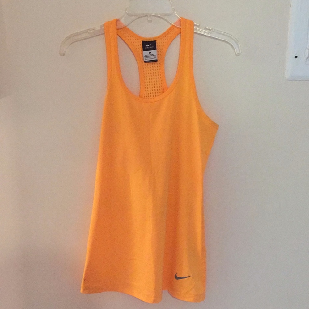 Orange Nike racerback